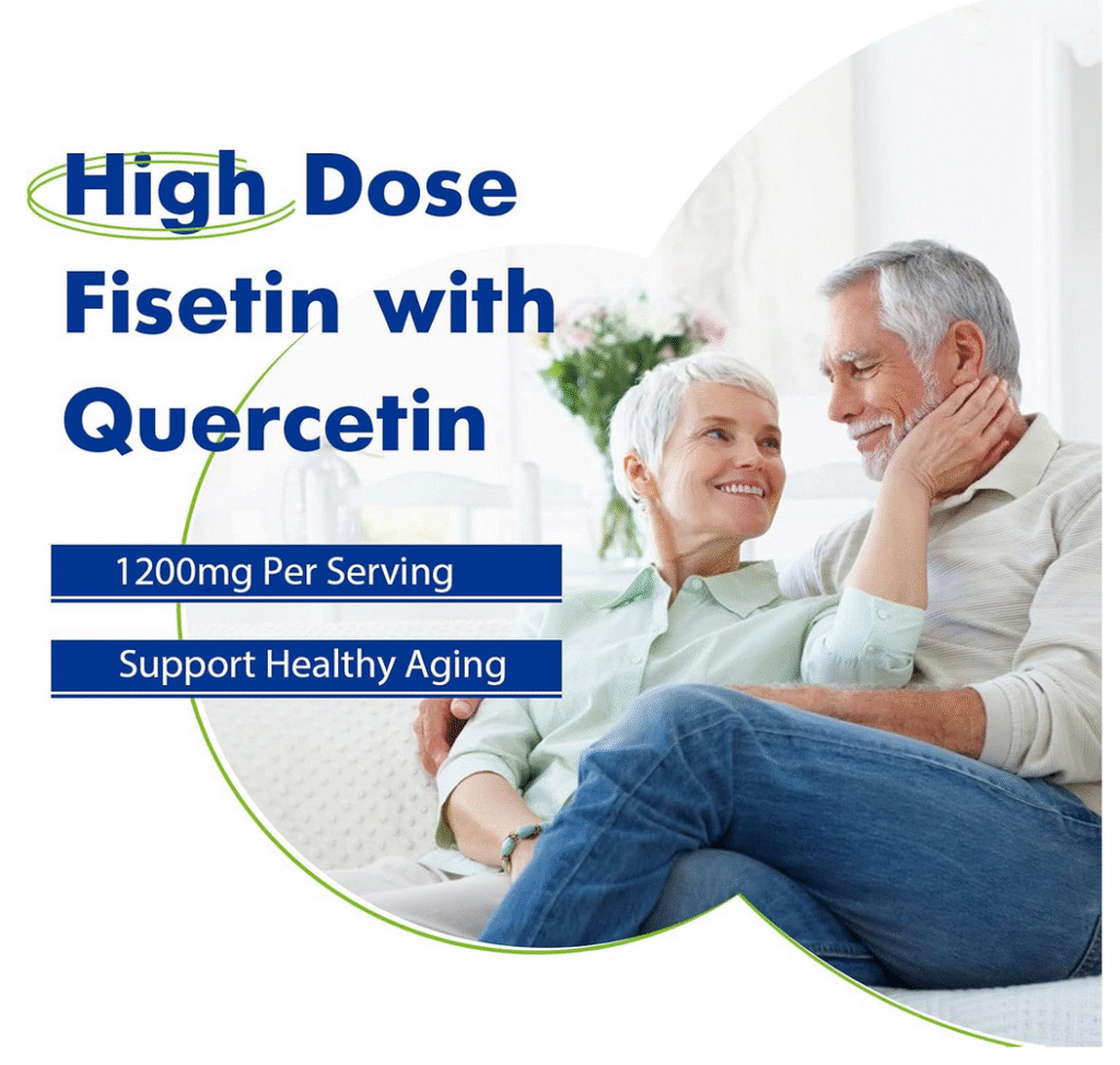 high dose of fisetin with quercetin